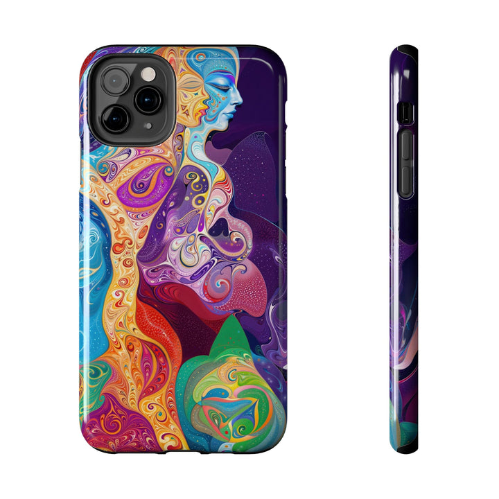 Vibrant Psychedelic Dreams - Tough Phone Case - Phone Case - g(0D·IO) - iPhone 11 Pro Max - -