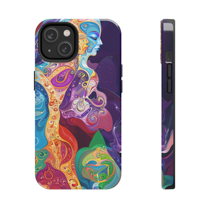 Vibrant Psychedelic Dreams - Tough Phone Case - Phone Case - g(0D·IO) - iPhone 14 - -