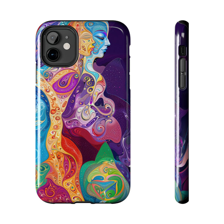 Vibrant Psychedelic Dreams - Tough Phone Case - Phone Case - g(0D·IO) - iPhone 11 - -