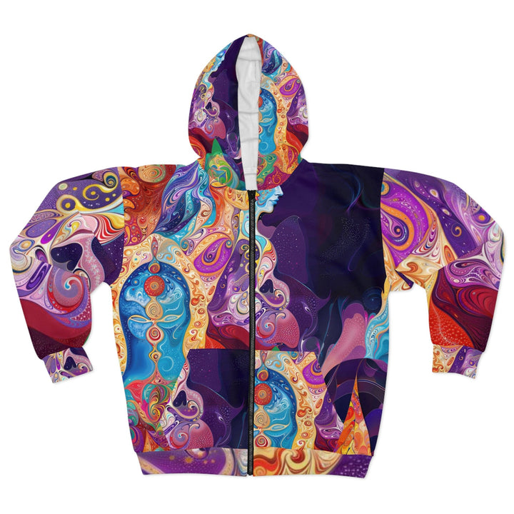 Vibrant Psychedelic Dreams - Unisex Zip Hoodie - All Over Prints - g(0D·IO) - XS - -