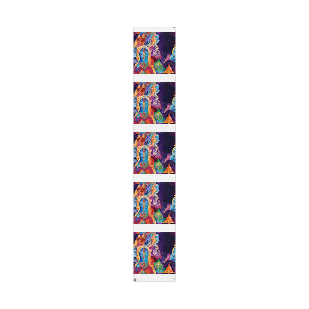 Vibrant Psychedelic Dreams - Wrapping Paper - Home Decor - g(0D·IO) - 30" x 180" - Matte -