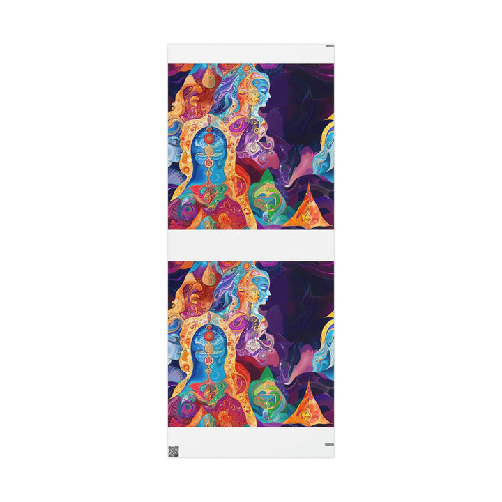 Vibrant Psychedelic Dreams - Wrapping Paper - Home Decor - g(0D·IO) - 30'' x 72'' - Matte -