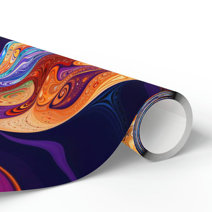 Vibrant Psychedelic Dreams - Wrapping Paper - Home Decor - g(0D·IO) - 30'' x 72'' - Matte -