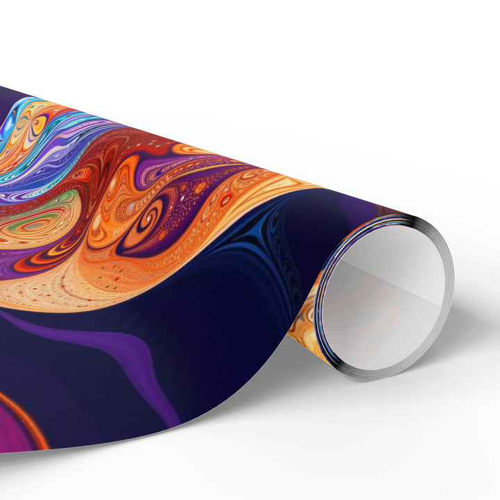 Vibrant Psychedelic Dreams - Wrapping Paper - Home Decor - g(0D·IO) - 30'' x 72'' - Matte -