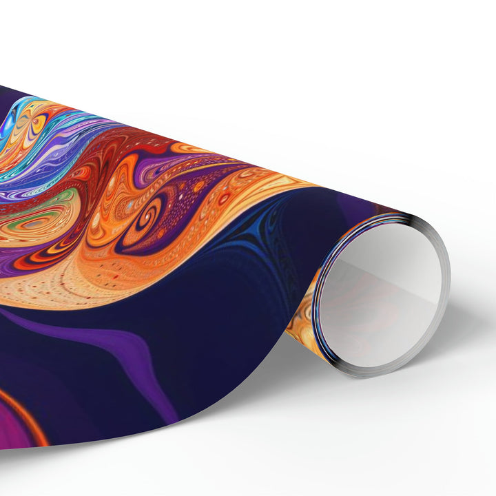 Vibrant Psychedelic Dreams - Wrapping Paper - Home Decor - g(0D·IO) - 30'' x 72'' - Matte -