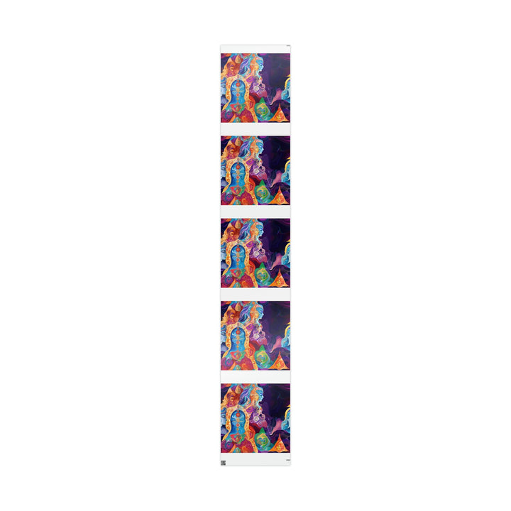 Vibrant Psychedelic Dreams - Wrapping Paper - Home Decor - g(0D·IO) - 30" x 180" - Glossy -