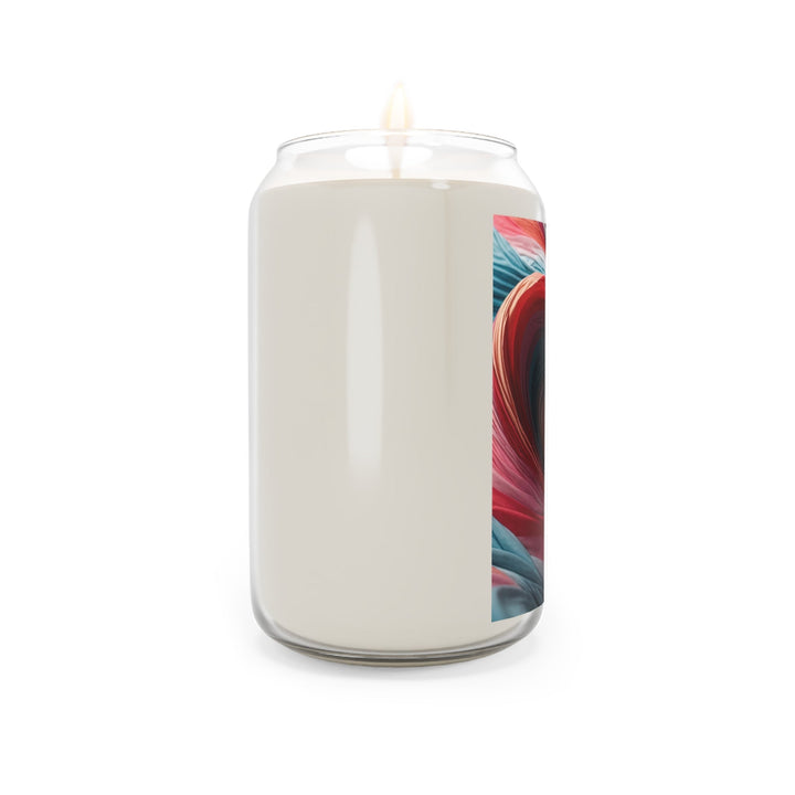 Vibrant Silk Heart - Scented Candle - Home Decor - g(0D·IO) - Vanilla Bean - 13.75oz -