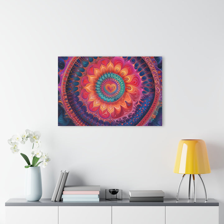 Vibrant Spiral Mandala - Acrylic Prints (French Cleat Hanging) - Home Decor - g(0D·IO) - 24" x 36" (Vertical) - 0.25'' -