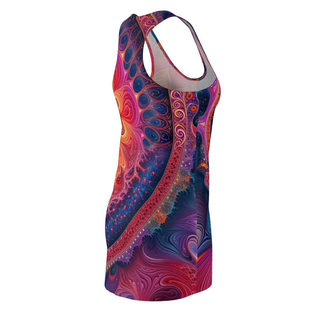 Vibrant Spiral Mandala - Racerback Dress - All Over Prints - g(0D·IO) - XS - -