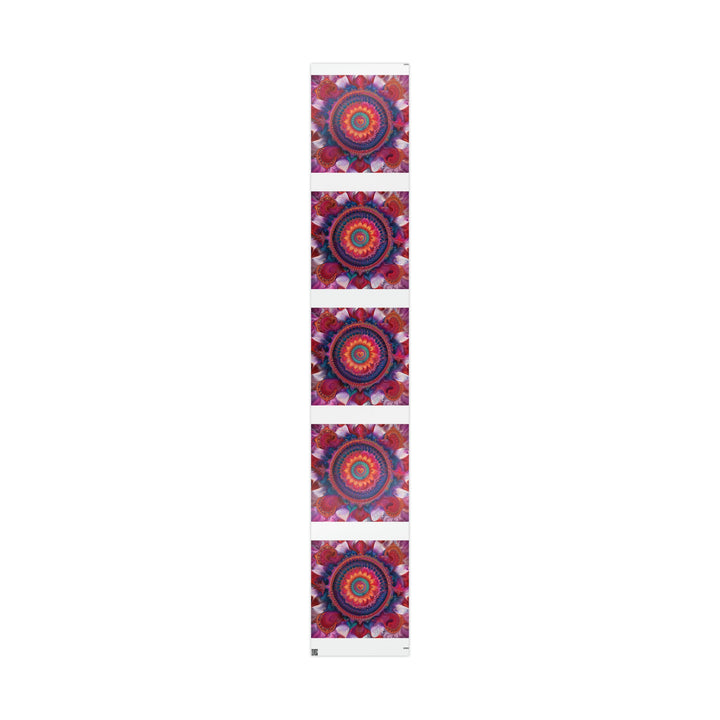 Vibrant Spiral Mandala - Wrapping Paper - Home Decor - g(0D·IO) - 30" x 180" - Glossy -