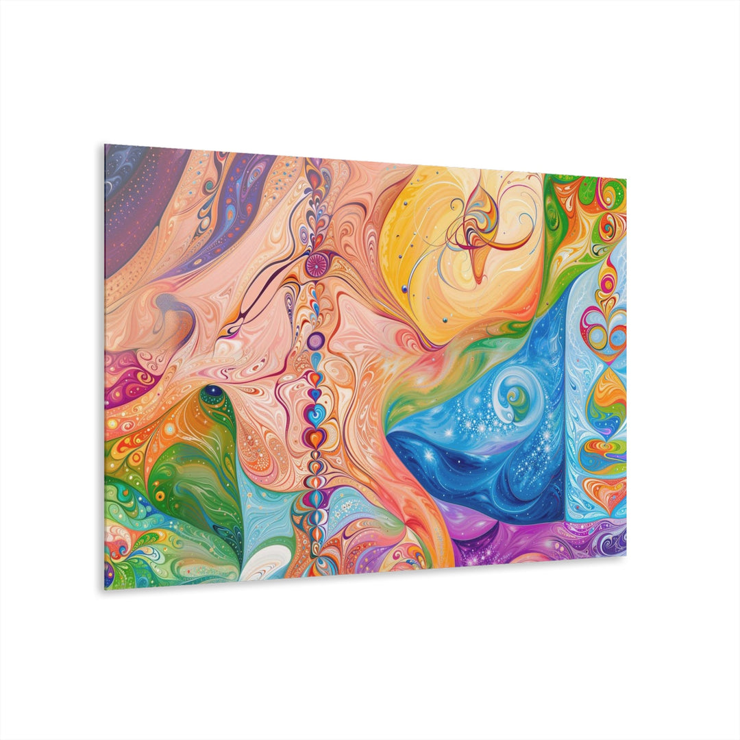 Vibrant Swirl Fantasy - Acrylic Prints (French Cleat Hanging) - Home Decor - g(0D·IO) - 36" x 24" (Horizontal) - 0.25'' -