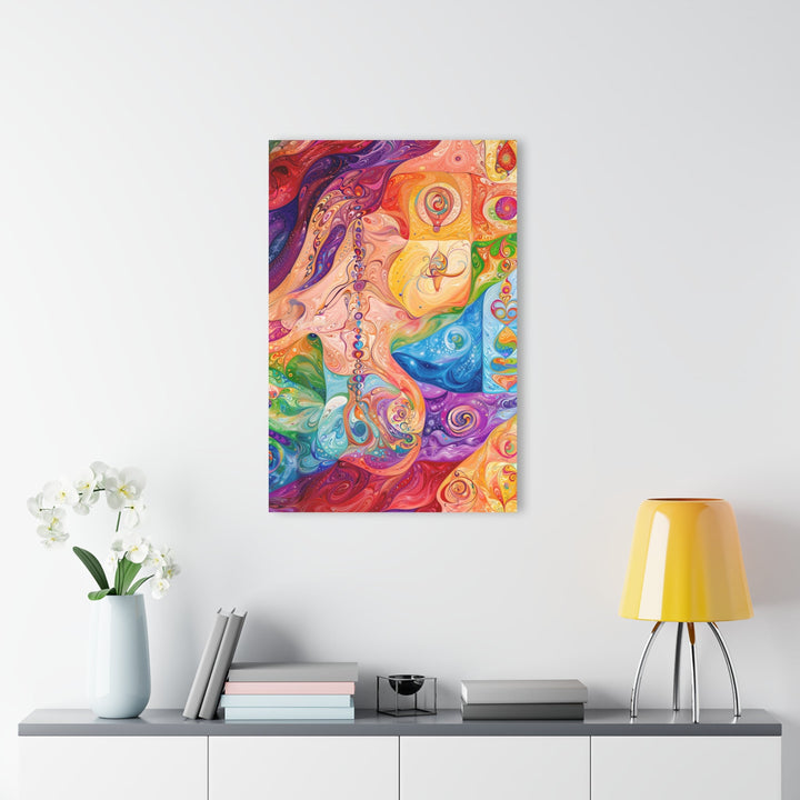 Vibrant Swirl Fantasy - Acrylic Prints (French Cleat Hanging) - Home Decor - g(0D·IO) - 24" x 36" (Vertical) - 0.25'' -