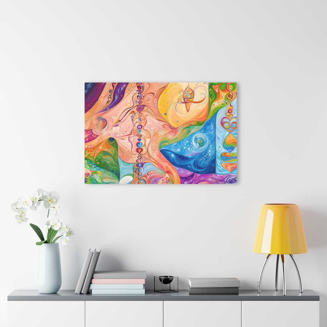 Vibrant Swirl Fantasy - Acrylic Prints (French Cleat Hanging) - Home Decor - g(0D·IO) - 24" x 36" (Vertical) - 0.25'' -