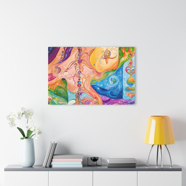 Vibrant Swirl Fantasy - Acrylic Prints (French Cleat Hanging) - Home Decor - g(0D·IO) - 24" x 36" (Vertical) - 0.25'' -