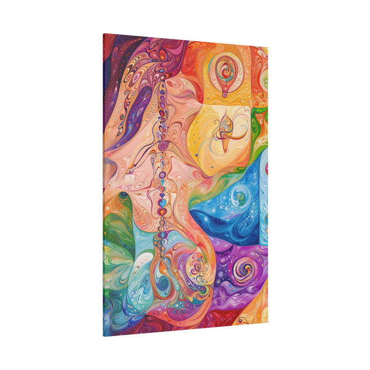 Vibrant Swirl Fantasy - Matte Canvas - Canvas - g(0D·IO) - 32" x 32" (Square) - 0.75'' -