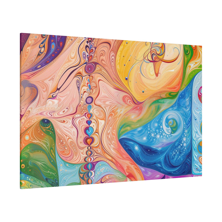 Vibrant Swirl Fantasy - Matte Canvas - Canvas - g(0D·IO) - 32" x 32" (Square) - 0.75'' -