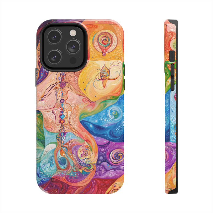 Vibrant Swirl Fantasy - Tough Phone Case - Phone Case - g(0D·IO) - iPhone 14 Pro Max - -