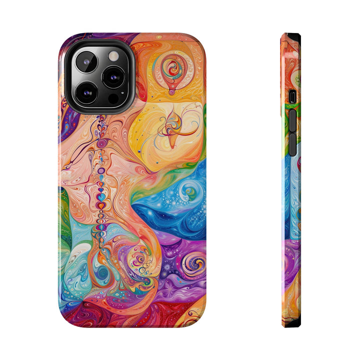 Vibrant Swirl Fantasy - Tough Phone Case - Phone Case - g(0D·IO) - iPhone 12 Pro Max - -