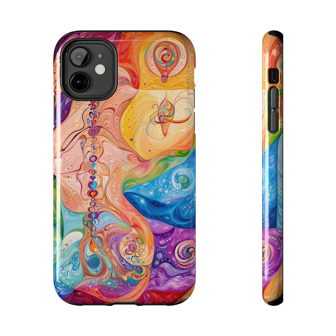 Vibrant Swirl Fantasy - Tough Phone Case - Phone Case - g(0D·IO) - iPhone 11 - -