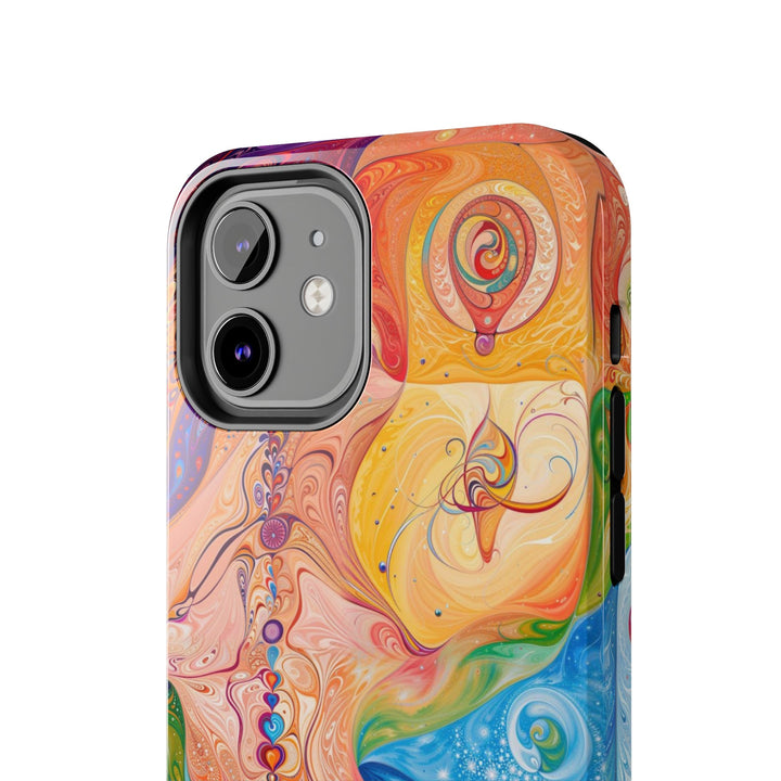 Vibrant Swirl Fantasy - Tough Phone Case - Phone Case - g(0D·IO) - iPhone 13 Mini - -