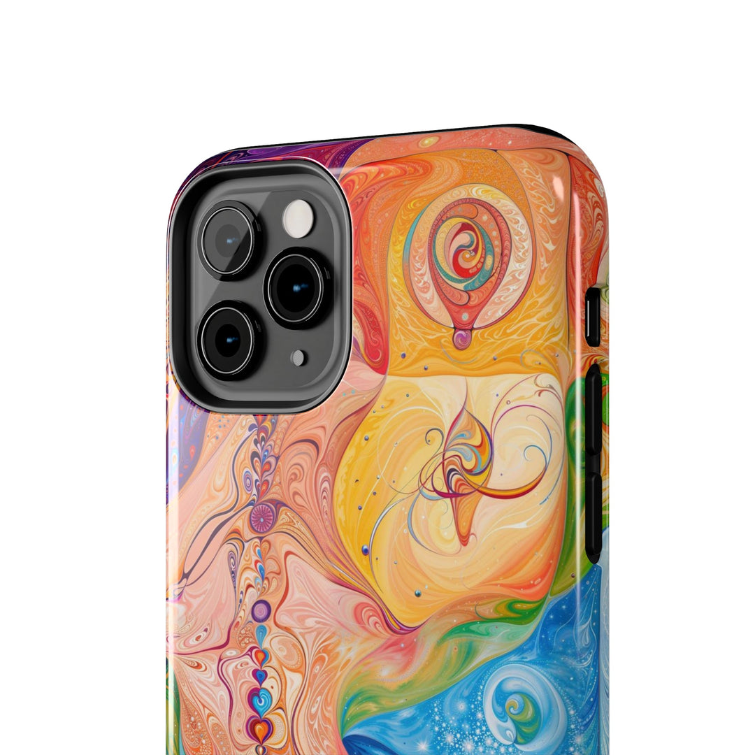 Vibrant Swirl Fantasy - Tough Phone Case - Phone Case - g(0D·IO) - iPhone 13 Mini - -