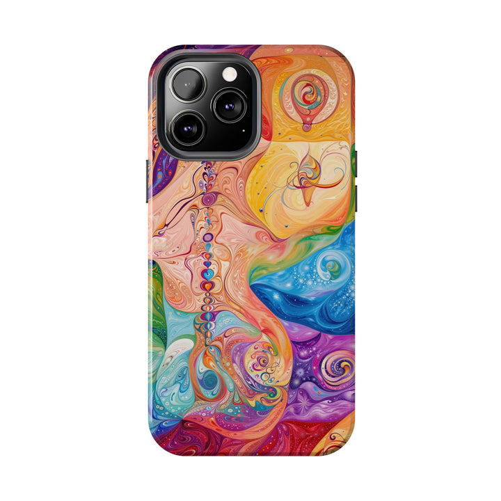 Vibrant Swirl Fantasy - Tough Phone Case - Phone Case - g(0D·IO) - iPhone 13 Mini - -