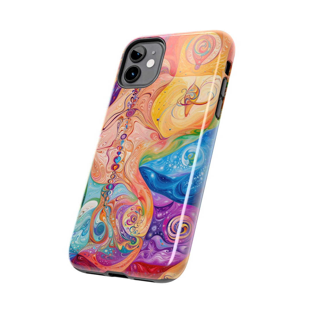 Vibrant Swirl Fantasy - Tough Phone Case - Phone Case - g(0D·IO) - iPhone 13 Mini - -