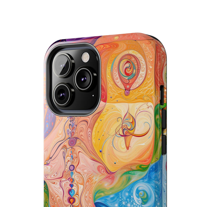 Vibrant Swirl Fantasy - Tough Phone Case - Phone Case - g(0D·IO) - iPhone 13 Mini - -