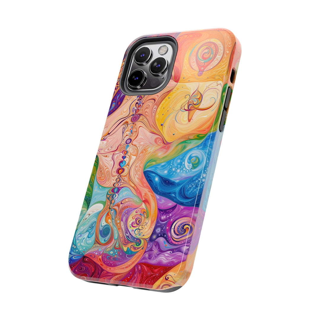 Vibrant Swirl Fantasy - Tough Phone Case - Phone Case - g(0D·IO) - iPhone 13 Mini - -