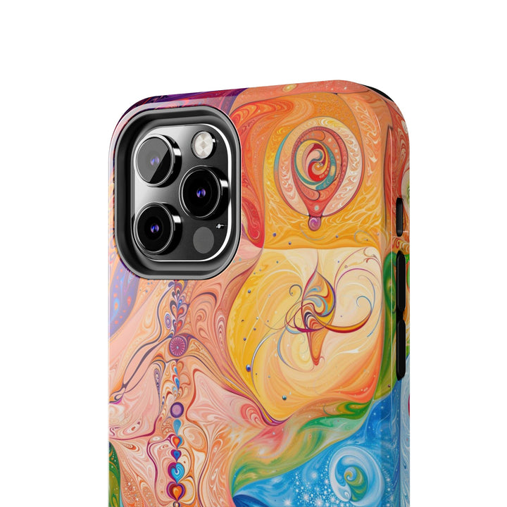 Vibrant Swirl Fantasy - Tough Phone Case - Phone Case - g(0D·IO) - iPhone 13 Mini - -