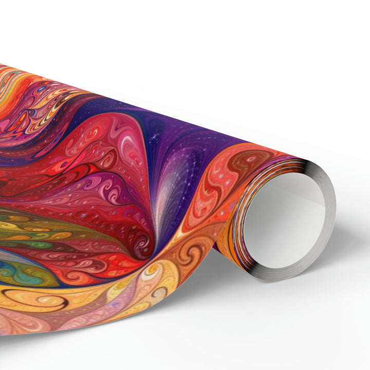 Vibrant Swirl Fantasy - Wrapping Paper - Home Decor - g(0D·IO) - 30'' x 72'' - Matte -