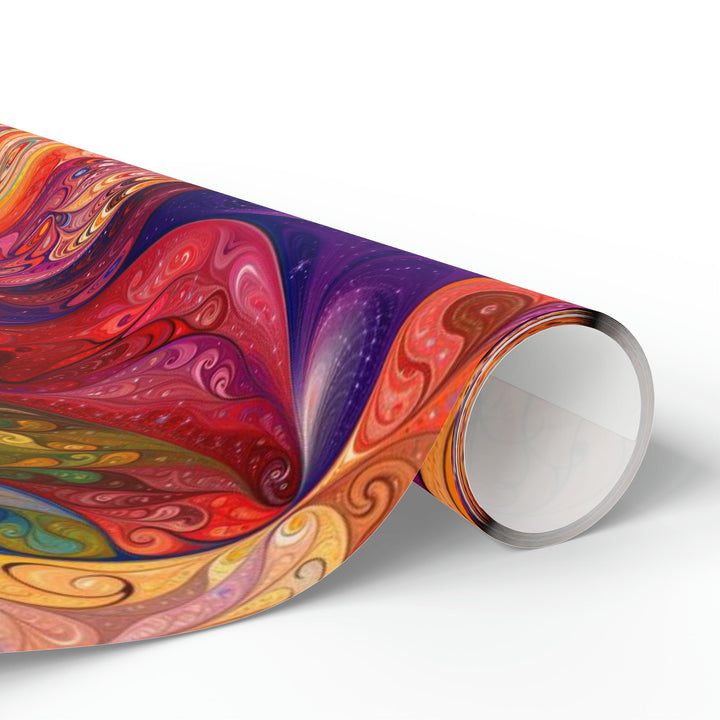 Vibrant Swirl Fantasy - Wrapping Paper - Home Decor - g(0D·IO) - 30'' x 72'' - Matte -