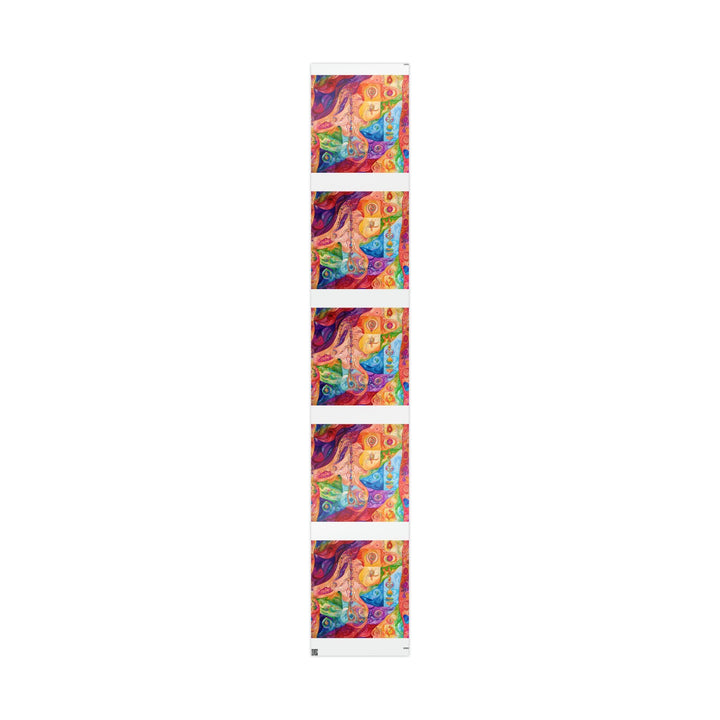 Vibrant Swirl Fantasy - Wrapping Paper - Home Decor - g(0D·IO) - 30" x 180" - Glossy -