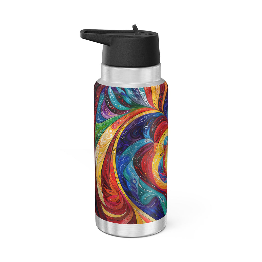 Vibrant Swirling Emotions - Gator Tumbler 32oz - Mug - g(0D·IO) - Silver - 32oz -