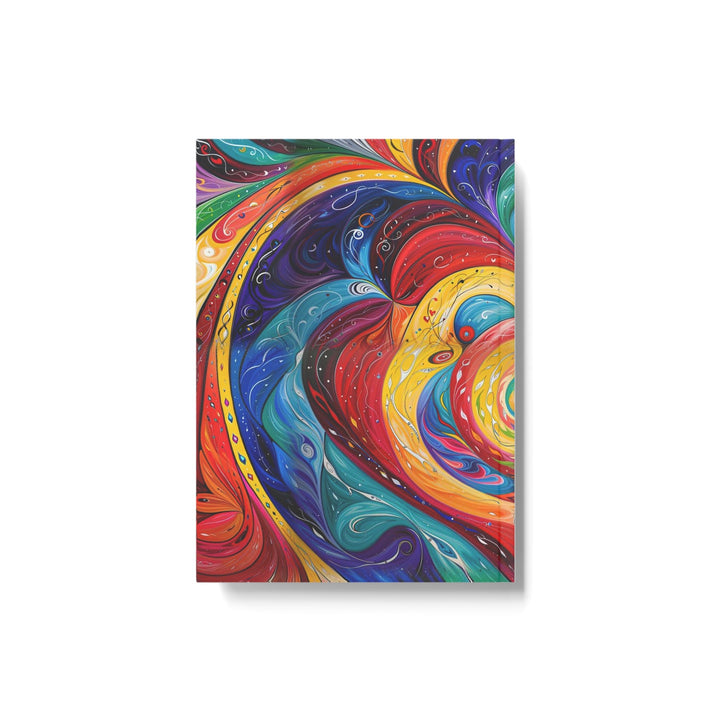 Vibrant Swirling Emotions - Hard Backed Journal - Paper products - g(0D·IO) - Graph - A5 - White