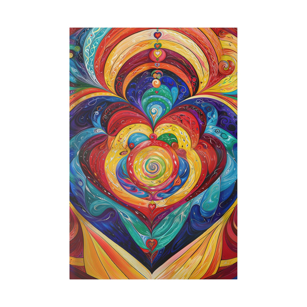 Vibrant Swirling Emotions - Matte Canvas - Canvas - g(0D·IO) - 32″ x 48″ (Vertical) - 0.75'' -