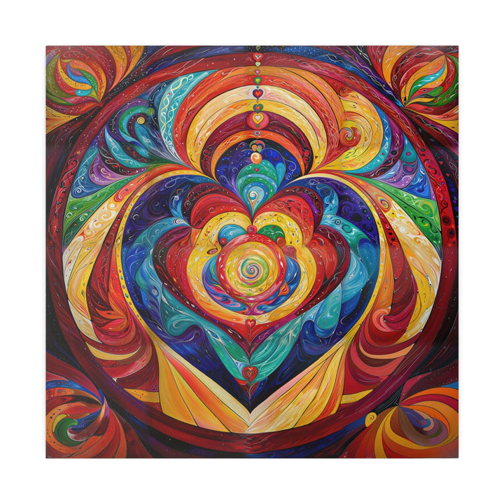 Vibrant Swirling Emotions - Matte Canvas - Canvas - g(0D·IO) - 32" x 32" (Square) - 0.75'' -