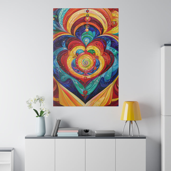 Vibrant Swirling Emotions - Matte Canvas - Canvas - g(0D·IO) - 32" x 32" (Square) - 0.75'' -