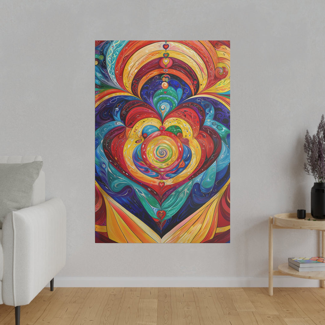 Vibrant Swirling Emotions - Matte Canvas - Canvas - g(0D·IO) - 32" x 32" (Square) - 0.75'' -