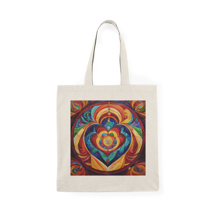 Vibrant Swirling Emotions - Natural Tote Bag - Bags - g(0D·IO) - 15" x 16" - Natural -