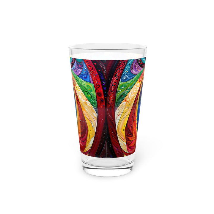 Vibrant Swirling Emotions - Pint Glass - Mug - g(0D·IO) - 16oz - -