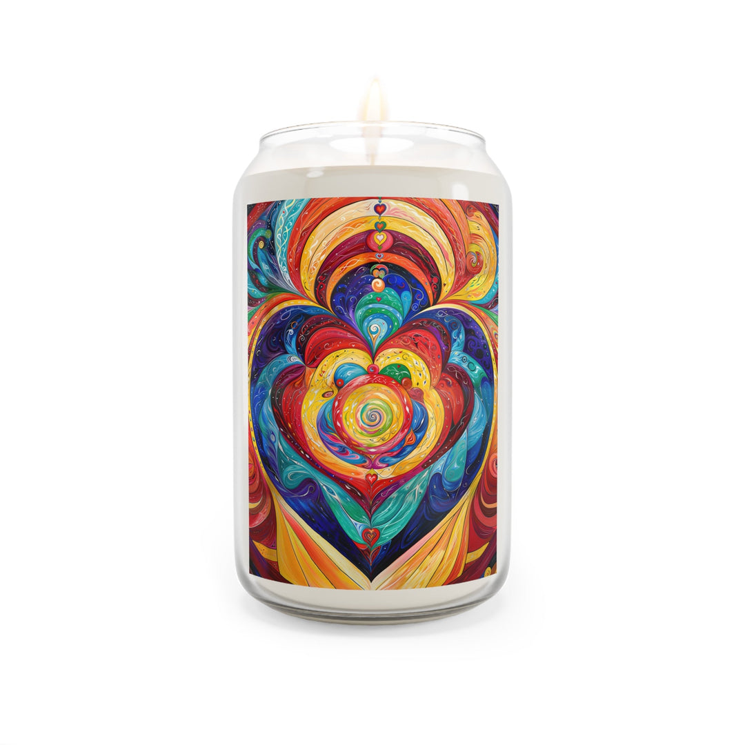 Vibrant Swirling Emotions - Scented Candle - Home Decor - g(0D·IO) - Sea Breeze - 13.75oz -