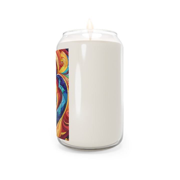 Vibrant Swirling Emotions - Scented Candle - Home Decor - g(0D·IO) - Vanilla Bean - 13.75oz -