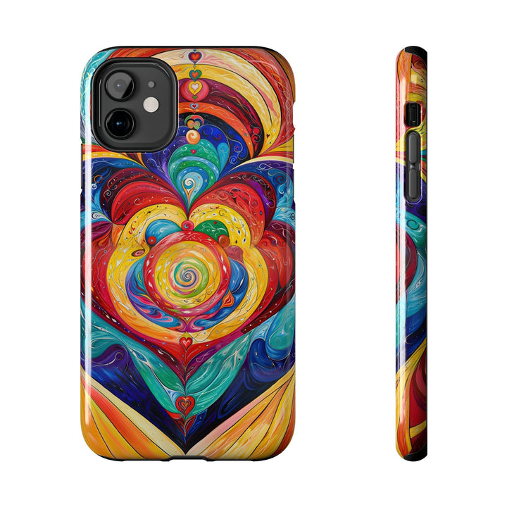 Vibrant Swirling Emotions - Tough Phone Case - Phone Case - g(0D·IO) - iPhone 11 - -