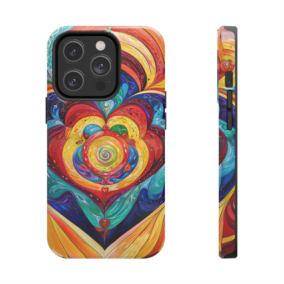 Vibrant Swirling Emotions - Tough Phone Case - Phone Case - g(0D·IO) - iPhone 14 Pro - -