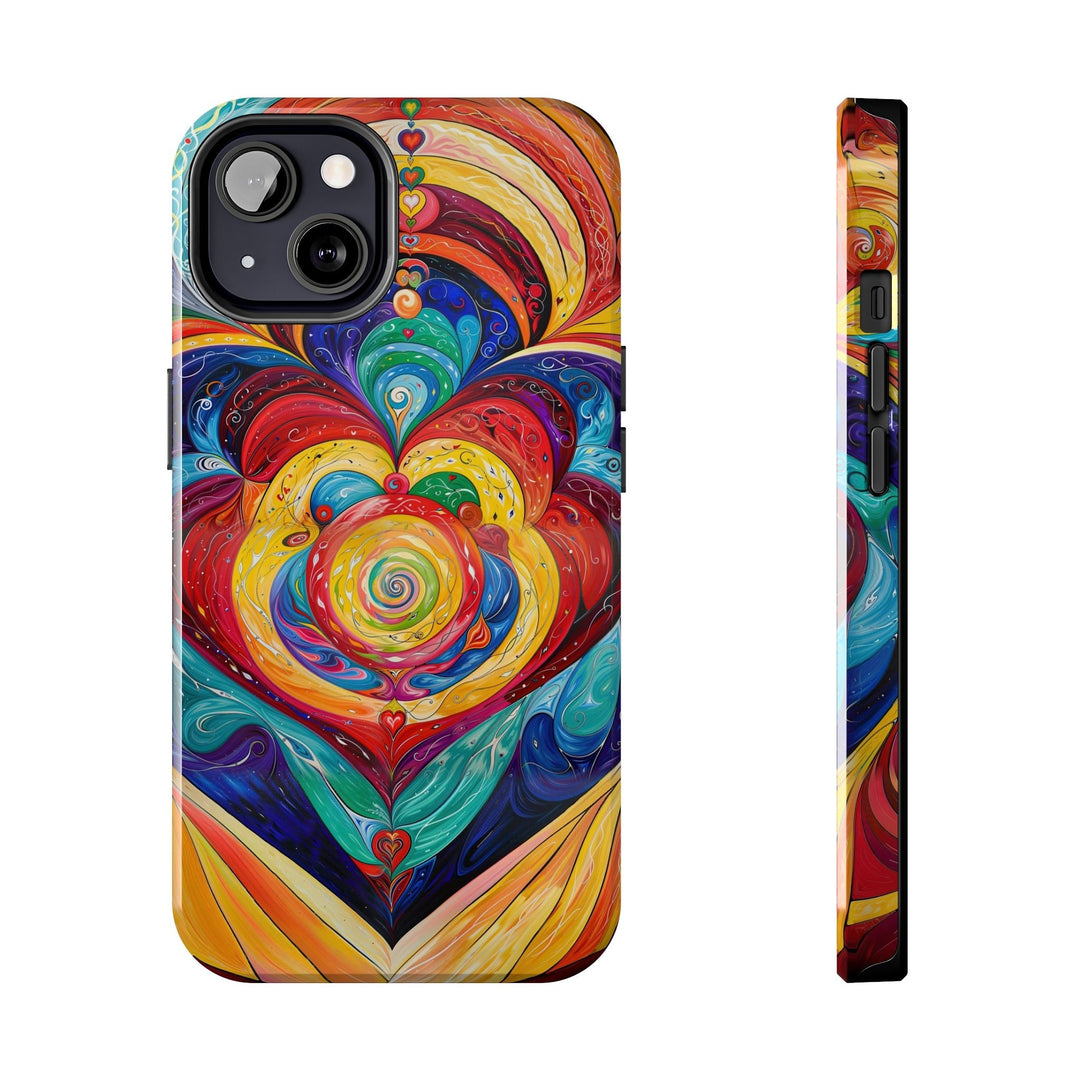 Vibrant Swirling Emotions - Tough Phone Case - Phone Case - g(0D·IO) - iPhone 13 - -