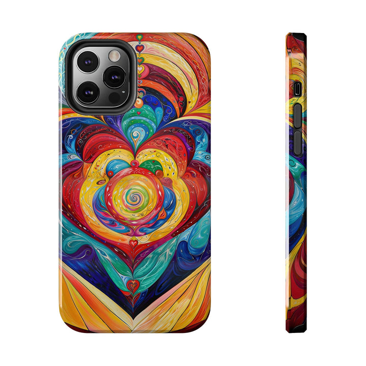 Vibrant Swirling Emotions - Tough Phone Case - Phone Case - g(0D·IO) - iPhone 12 Pro - -