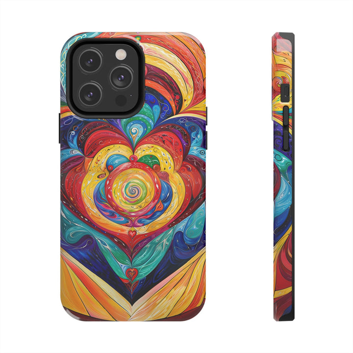 Vibrant Swirling Emotions - Tough Phone Case - Phone Case - g(0D·IO) - iPhone 14 Pro Max - -