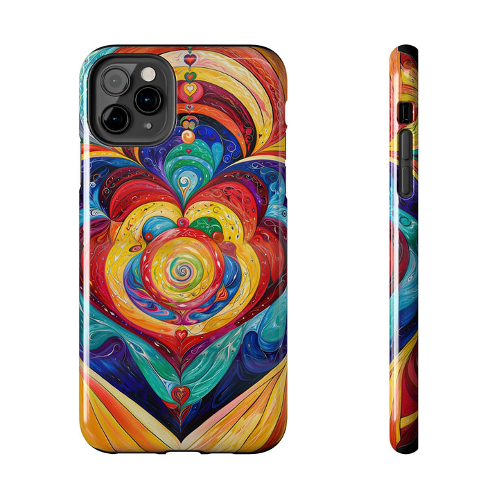 Vibrant Swirling Emotions - Tough Phone Case - Phone Case - g(0D·IO) - iPhone 11 Pro Max - -