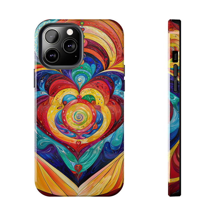 Vibrant Swirling Emotions - Tough Phone Case - Phone Case - g(0D·IO) - iPhone 13 Pro Max - -